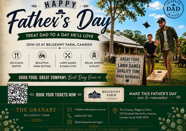 Father's Day Lunch flyer