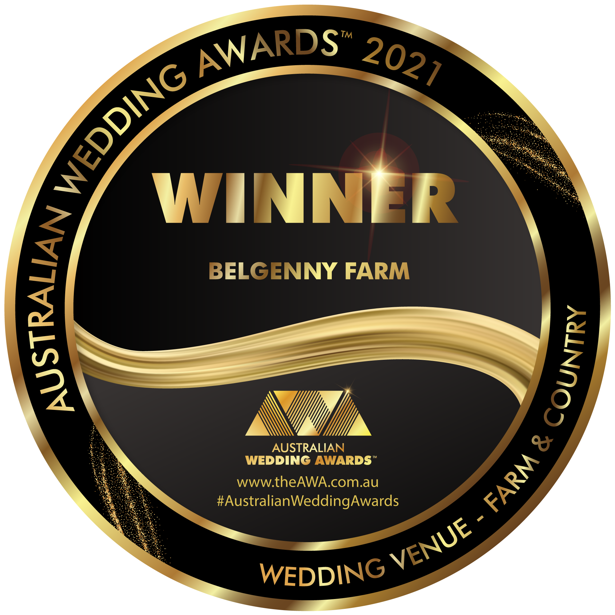 Belgenny Farm Winner 2021 Australian Wedding Awards
