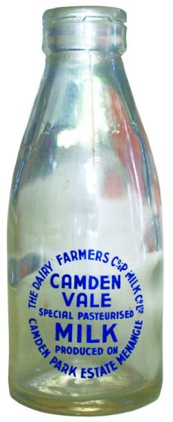 Narrow-neck milk bottle